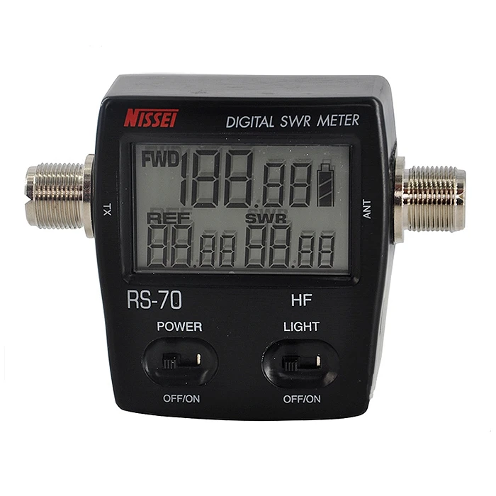 

NISSEI RS-70 HF digital short wave standing wave power meter 1.6-60MHz; SWR METER.