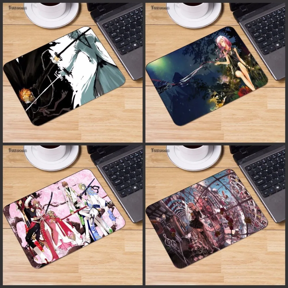 

Yuzuoan Japan Girl Animation Bleach Computer Mouse Pad Small Mousepads Decorate Your Desk Non-Skid Rubber Pad Three Size