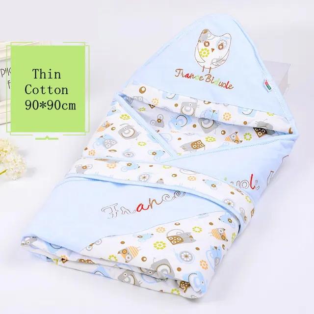 Soft Cartoon Character Baby Pram Sheets Blankets Sleepsack Diapers