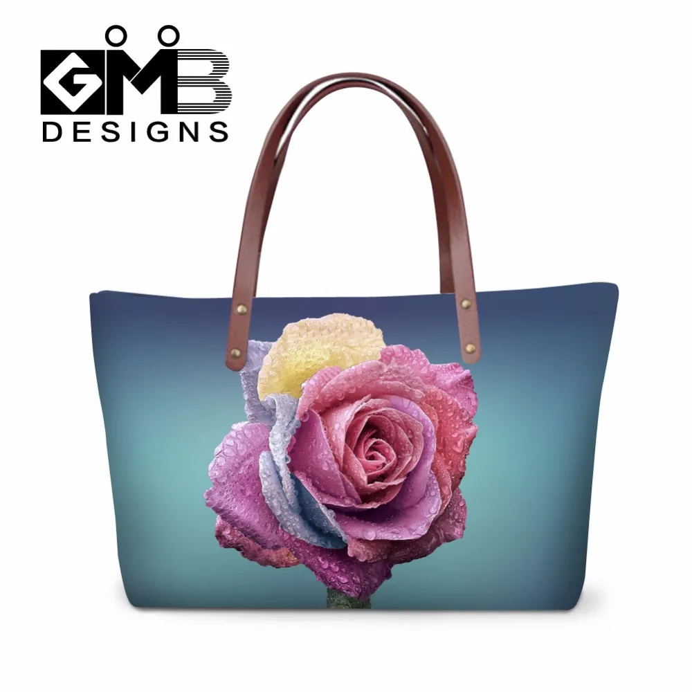 canvas bag with leather trim