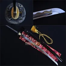 100% Full Tang Battle Ready SHARP Hand Forged T10 1095 High Carbon Steel Japanese Dragon Samurai Katana Sword Can Cut Tree #AGI