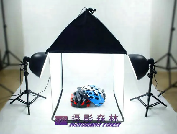 

Photo Studio 60cm Softbox Softbox Tent Cube Studio set softbox 60cm photography light 4 background cloth no00dC