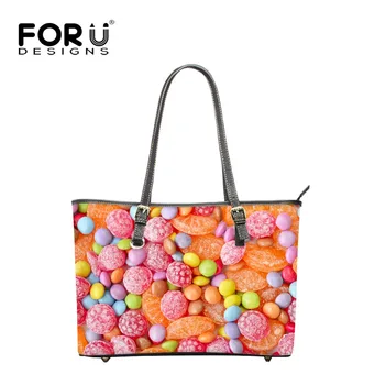 

FOURDESIGNS 2019 New Large Capacity Women Handbags Leather Top-handle Shoulder Bags Portable Shipping Bolsas Femininas Sac Totes