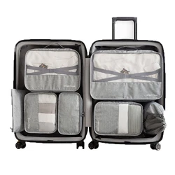 Seven sets of Dream Journey Travel Bag System Durable 7 Pieces Set Large Capacity Of Bags Unisex Clothing Sorting Seven sets of Dream Journey Travel Bag System Durable 7 Pieces Set Large Capacity Of Bags Unisex Clothing Sorting