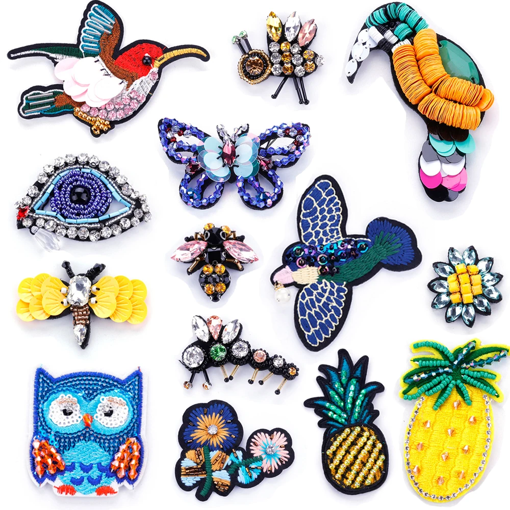 

ALLYES Chic Design Bohemian Brooches For Women Birds & Flower & Insect Bee Swan Rhinestone Crystal Pins Brooch Winter Jewelry