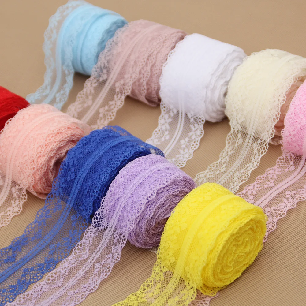 10 yards 40mm Wide Beautiful Lace Ribbon For Crafts DIY embroidery african lace fabric for garment bags decoration | Дом и сад
