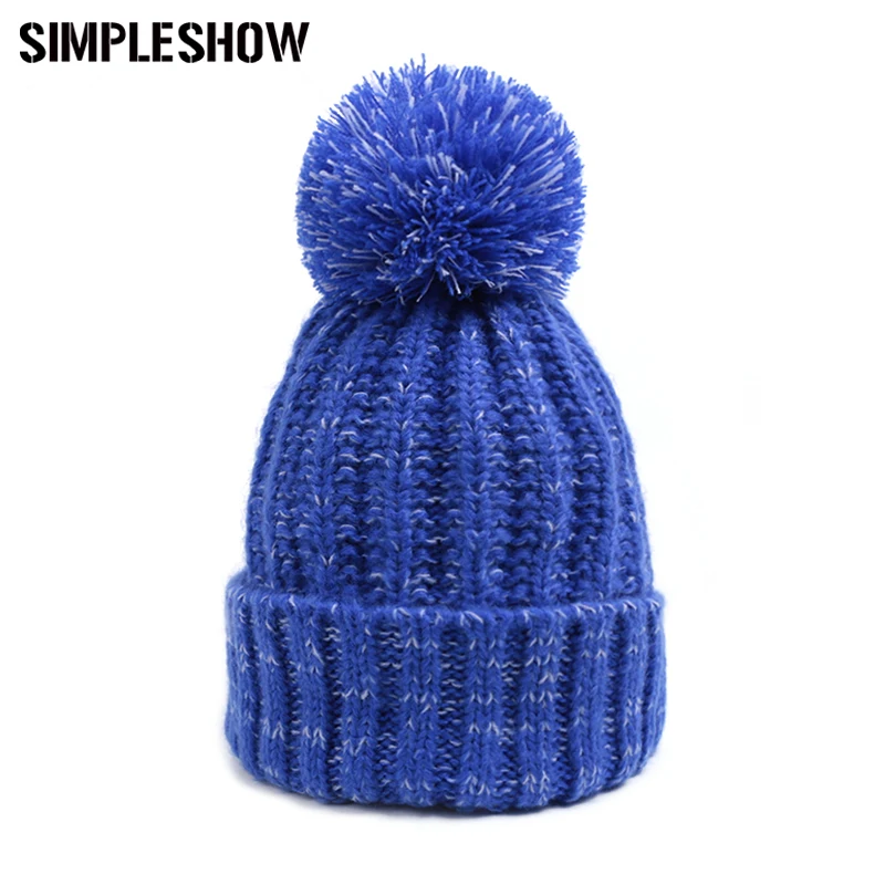 

2016 Women Fashion Knitted Hat Women Winter Hat For Women Beanies Hat Cap Beanies Warm Hat Free Shipping