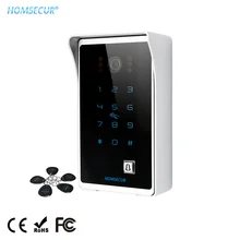 HOMSECUR Открытый камера блок с паролем клавиатуры 1.3MP BC081HD+ 5 шт. RFID брелок для HDK серии двери телефон системы