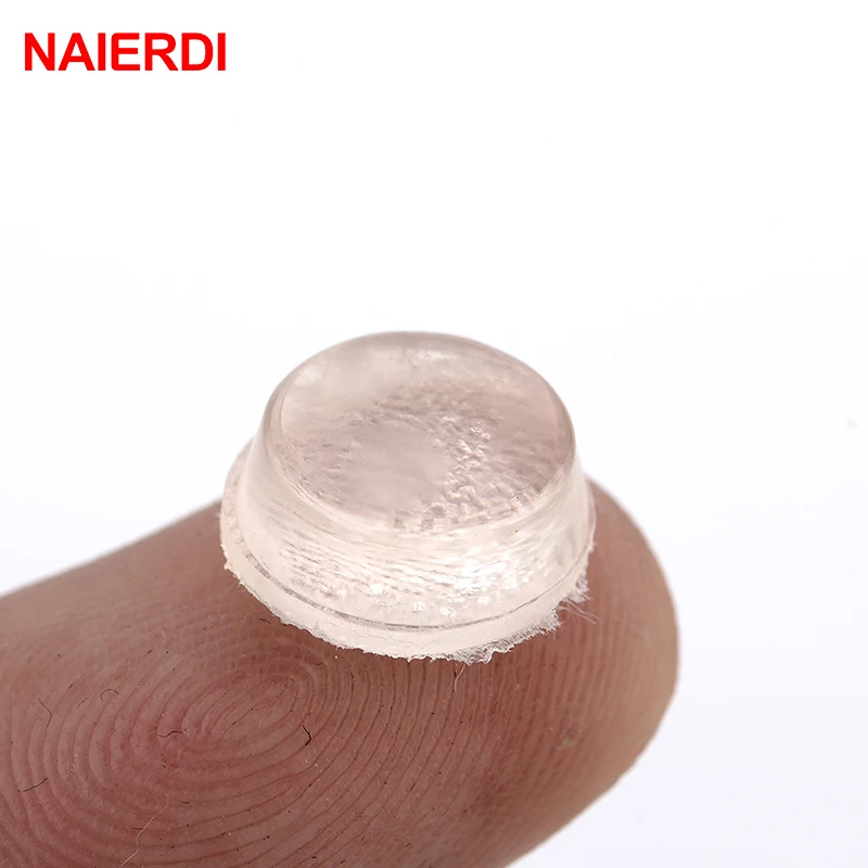 80 الحبوب NAIERDI السيليكون المطاط الباب توقف 5 ملليمتر سمك المطبخ مجلس الوزراء الباب الذاتي لاصق الوفير المثبط عازلة سادة الأجهزة