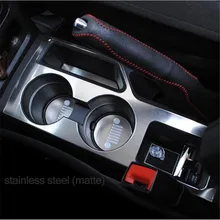 Auto-styling Center Console Tasse Halter Panel Armlehne Box Hinten Panel Trim für Jeep Compass Patriot 2011-2016 auto Zubehör