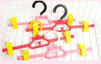 

(10 Pcs/Lot) Cartoon Mickey Plastic Home Children Kid Clothes Rack Clothing Rack Hanger