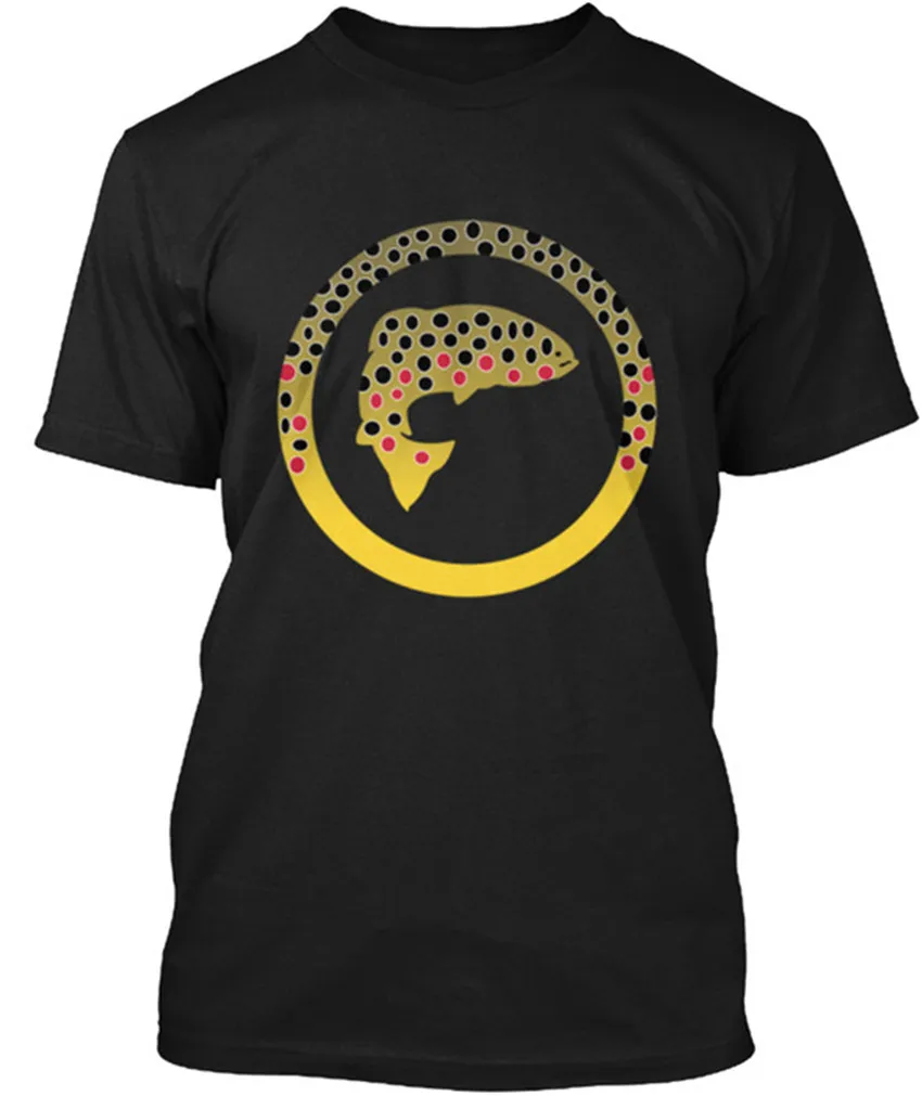

Trout Fly Fishinger Popular Tagless Tee Full-figured T Shirt