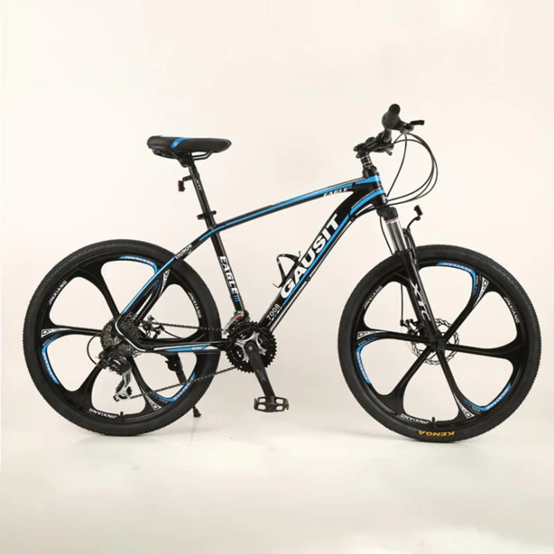 Mountain Bike Aluminum Alloy Frame 26 Inches 24 Speed Front and Rear Mechanical Disc Brake Adult Cross-Country Bicycle