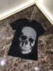 DUYOU hommes concepteur t-shirts hommes à manches courtes mode strass grand crâne homme t-shirt mâle haute qualité 100% coton t-shirts fzw070 ► Photo 3/6
