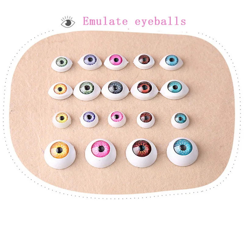 

Spoof eye DIY Slime Accessories Clay Toy Ornament Toy For Children Lizun Slime Kids Clay Putty Toys antistress Intelligent Magic