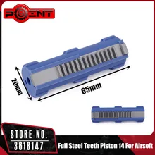 Точка высокая скорость полный стальные зубы поршень 14 для страйкбола AEG Коробка передач Ver 2/3 PO03034