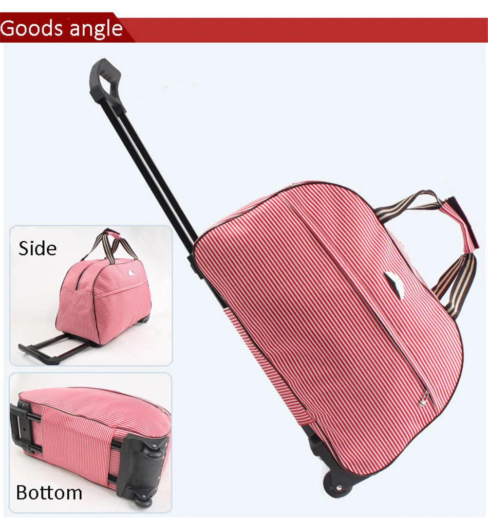 Большая Дорожная сумка на колесиках, женская мягкая сумка для багажа, дорожные сумки на колесиках, модный дизайнерский вещевой мешок, водонепроницаемые сумки, упаковка c