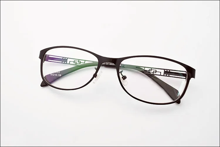 Очки оправа женские Овальные коричневые металлический магнит клип очки близорукость поляризованные солнцезащитные очки анти-УФ желтые очки ночного видения