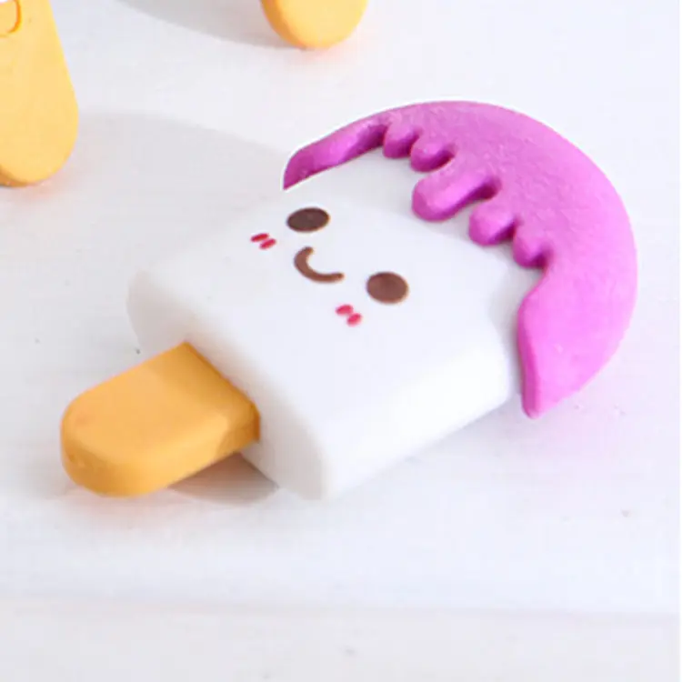 Милый резиновый ластик для мороженого 4 цвета kawaii художественные школьные