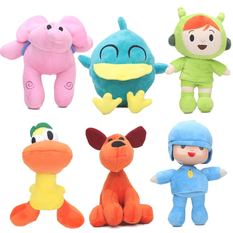 12-26 см Pocoyo игрушки покойо, Элли, Пато-Лула плюшевая кукла Pocoyo собака утка Слон Мягкая Плюшевая Кукла животные товары для вечеринки, игрушки