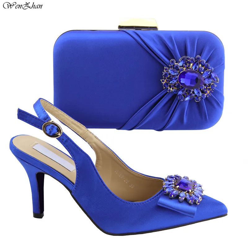 Décoré Ensembles Top blue Mode De Strass Et green 2 Qualité wine Italiennes Pour 38 Noires sliver Avec Chaussures C92 42 Black Partie Style Sac Pochette Ox8Awt0nBq