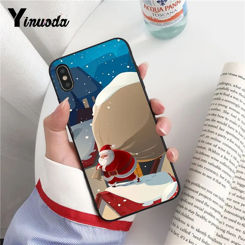 Happy New Year Merry Christmas Snowman Santa