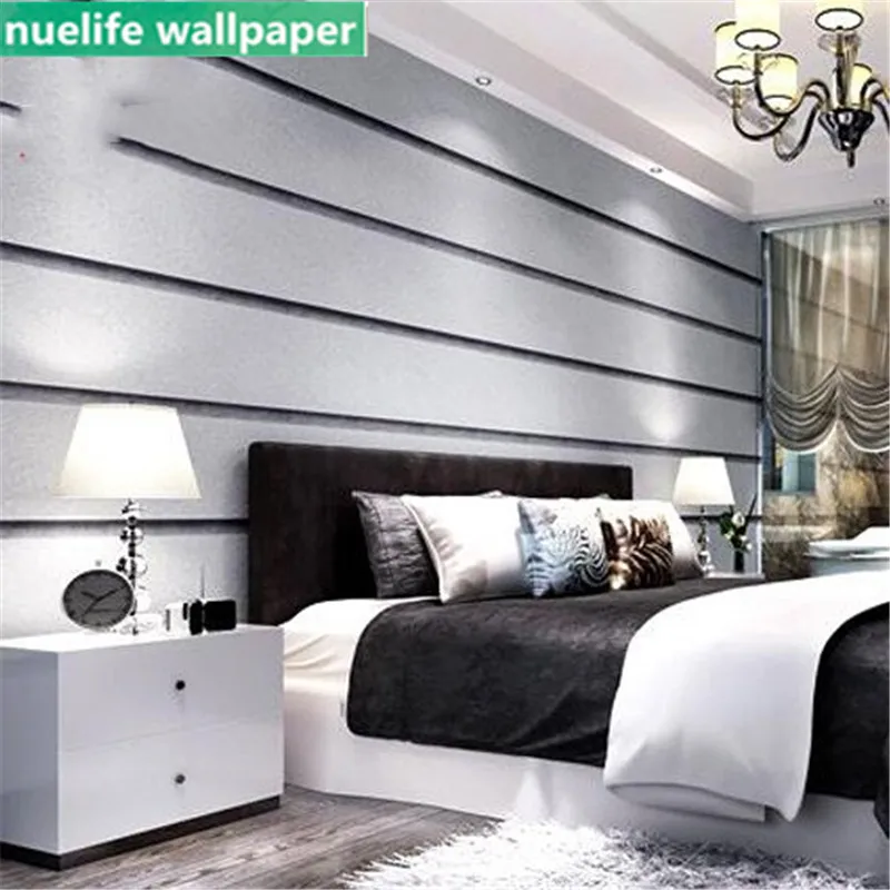 Horizontal and vertical striped marble pattern non-woven wallpaper study dining room bedroom living TV background | Обустройство дома