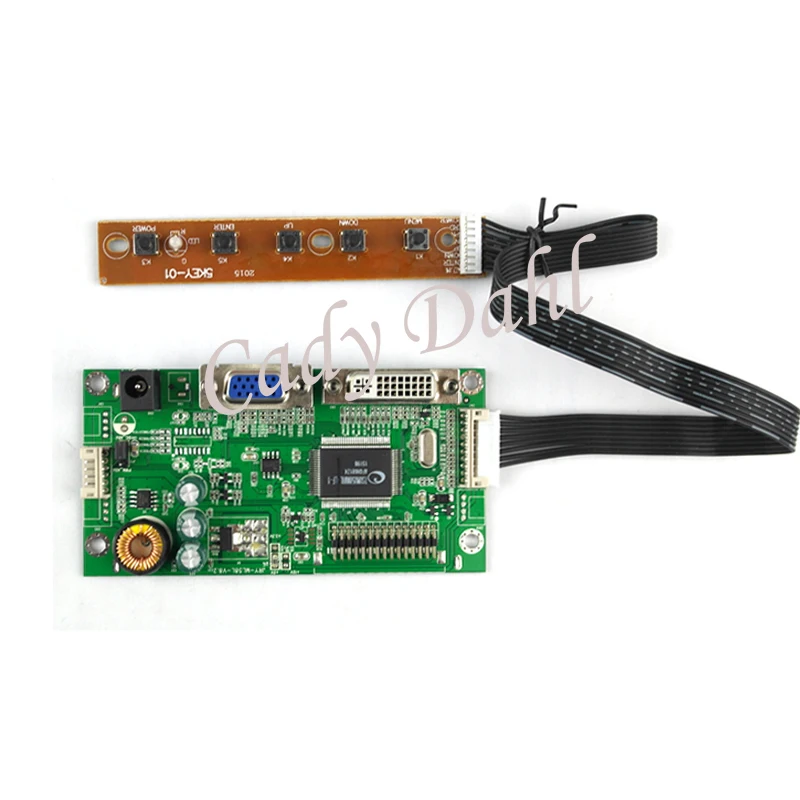 VGA DVI LVDS драйвер монитора Плата контроллера DIY комплект для Raspberry PI 3 1"-47" ips TFT ЖК-дисплей Матрица панель