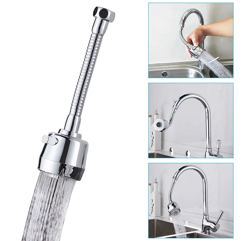 

Single Handle High Arch Faucets Sprayer Stainless Steel Single Lever Deck Mounted Kitchen Tool TB Sale