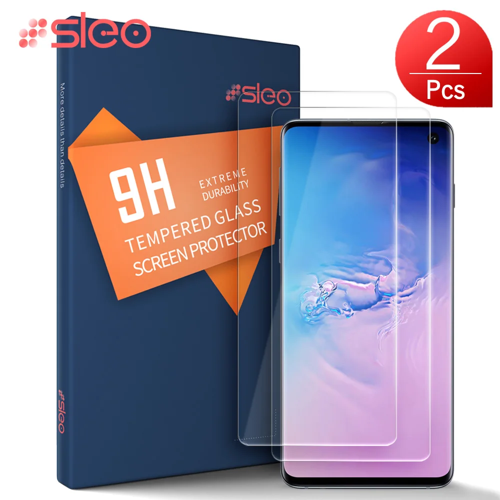 SLEO 2 шт для samsung Galaxy S10e S10 плюс закаленное Стекло 9 H Экран протектор s10e защитная