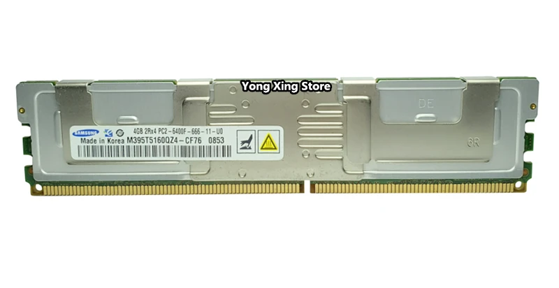 Samsung DDR2 2 ГБ 4 ГБ 8 ГБ 667 МГц 800 МГц Серверная память pc2-5300f 6400F ECC FBD FB-DIMM полностью буферизированная оперативная память 240pin 5300 6400 4G 8G