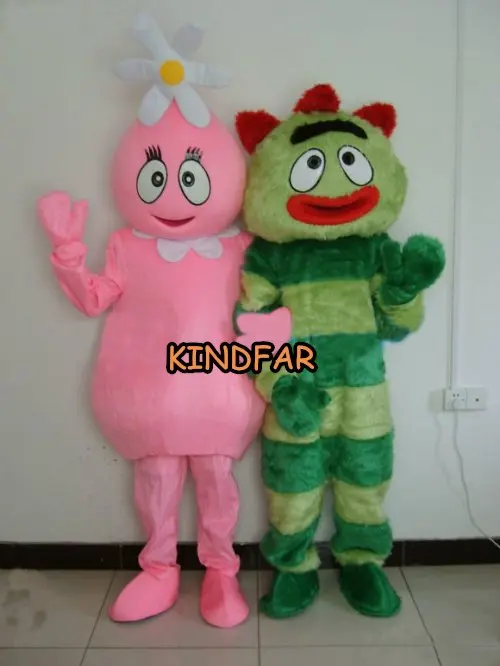 Brobee And Foofa Mascot Costume Cartoon Party Outfits Fancy Dress Free Sh|c...