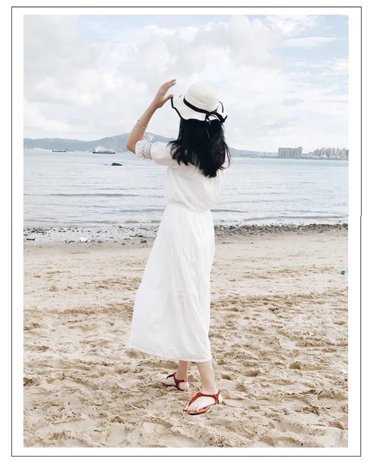 2018 Summer New Arrived Women Seaside Vacation Sunscreen Sun Hat  Beach Casual Straw Hat (3)
