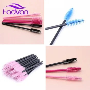 

100Pcs Makeup Brushes Eyelashes Brush Makeup Brushes Eyebrow Mascara Wand Iron Wire Applicator Spoolers Cosmetic Brushes