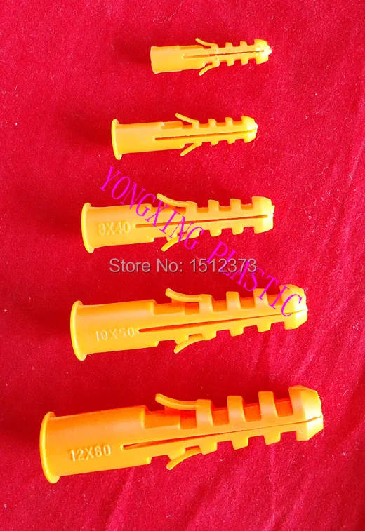 freeshipping 200PCS Expand nail 8*40MM opp bag package Wall plug anchor | Обустройство дома