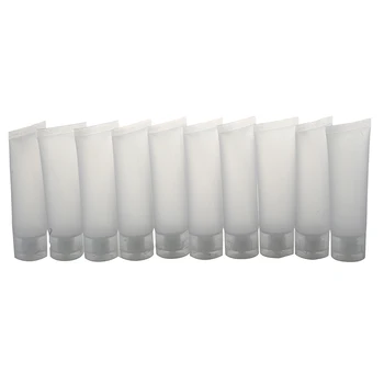 

10PCS Dull Polish Empty Cosmetic Soft Tube Travel Makeup Container