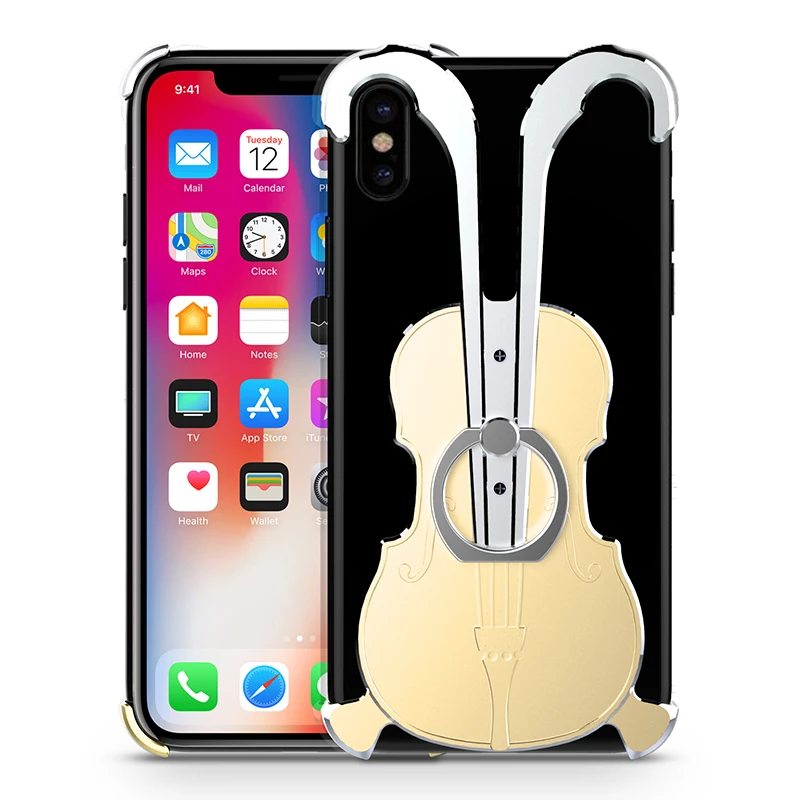 Механический чехол для телефона iPhone XS пианино противоударный металлический Apple 6