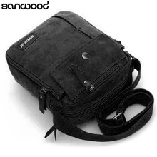 Мужской Простой повседневный холщовый рюкзак Многофункциональный s сумка на ремне