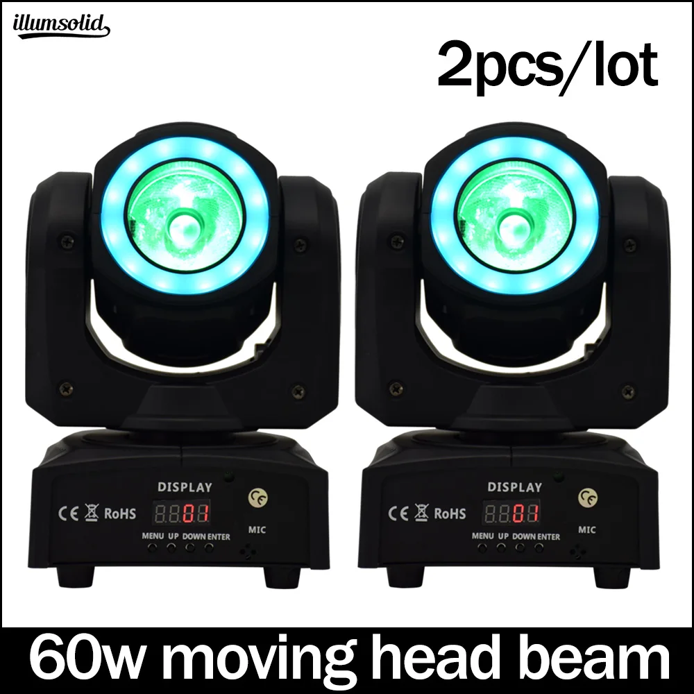 60 Watt Beam Moving Heads Dmx Dj Lighting Stage Effect Light 2Pcslot huismerk kopen in de aanbieding