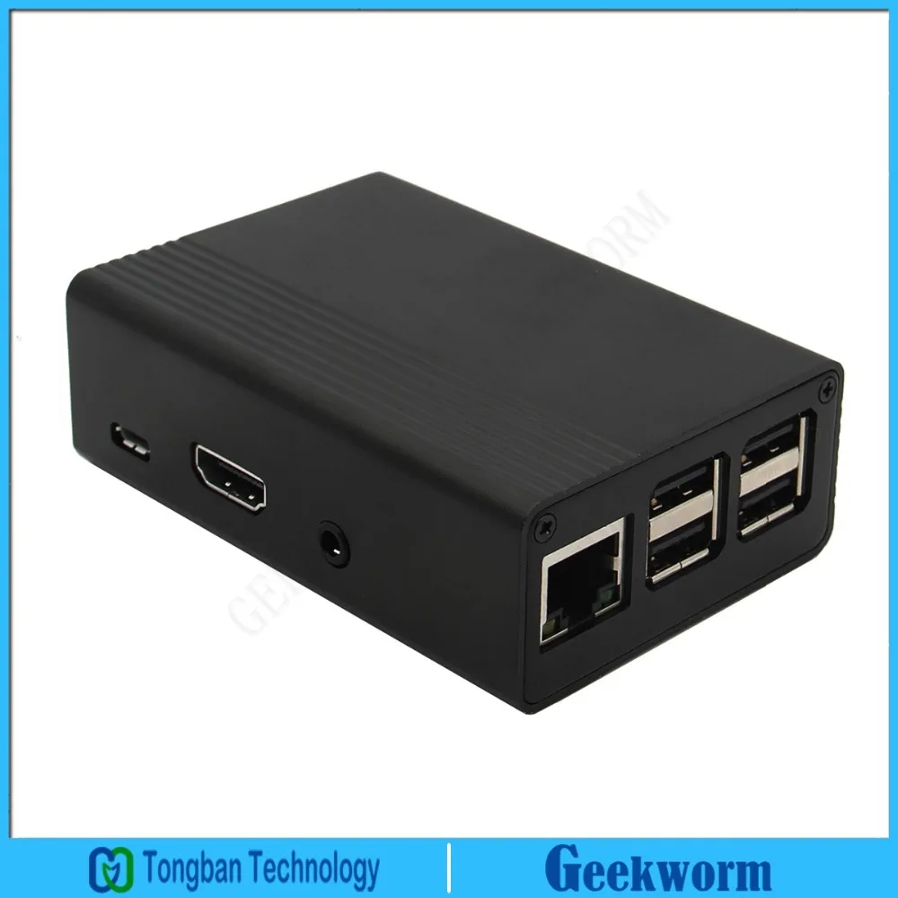 Металлический Чехол Raspberry Pi 3 Model B Plus/чехол из алюминиевого сплава корпус +/3B |