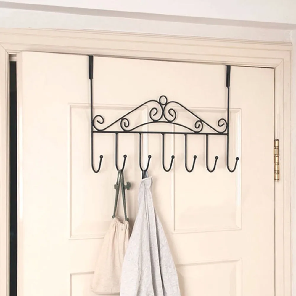 7 Door Hooks Door Wardrobe Wardrobe Hook Hanger Wall Hanger Coat Hook