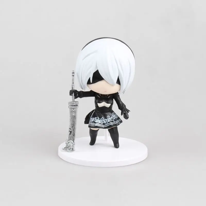 2 Kawaii Sign Game NieR Automata YoRHa No. Тип B 2B мультяшная игрушка фигурка модель игрушки|model toy|toy