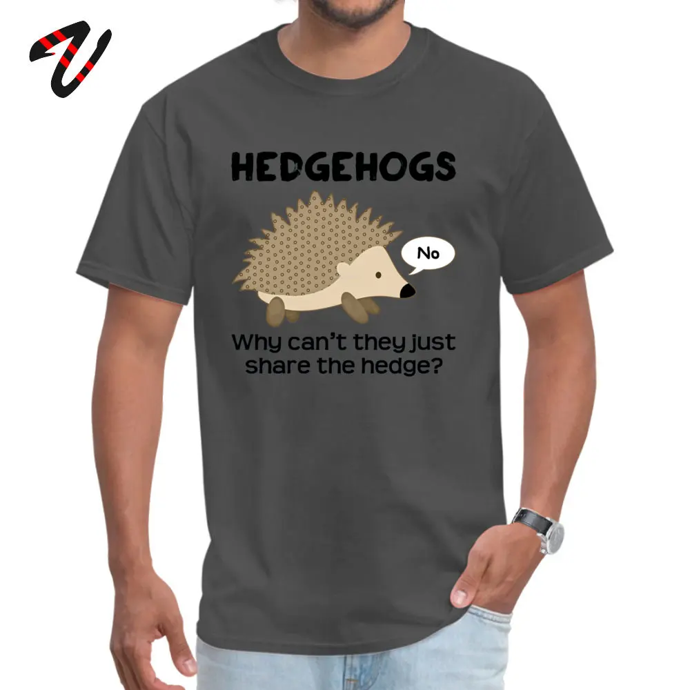  Printing Tops Shirt Latest Short Sleeve Adult T Shirts TpicOriginaltitle Normal Thanksgiving Day Tee Shirts Round Collar Hedgehog Pun 7083 carbon