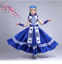 Монгольский костюм детский монгольская одежда для певцов 4 цвета