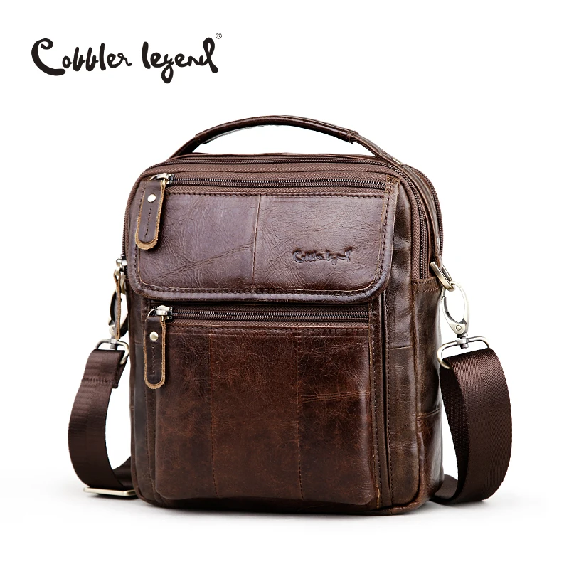 Cobbler Legend Brand Men's Genuine Leather Business Bag 2016 Men Shoulder Bags High Quality Male Handbags For Men #812166-1
