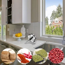 Масло мед, воронка функциональная нержавеющая сталь с Съемный фильтр/фильтр для парфюма жидкая вода инструменты кухня Воронка инструменты