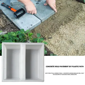 

Brick Stone Mold Pavement DIY Path Maker Mold Paving Cement Brick The Stone Road Paving Moulds Tool For Garden Decoration