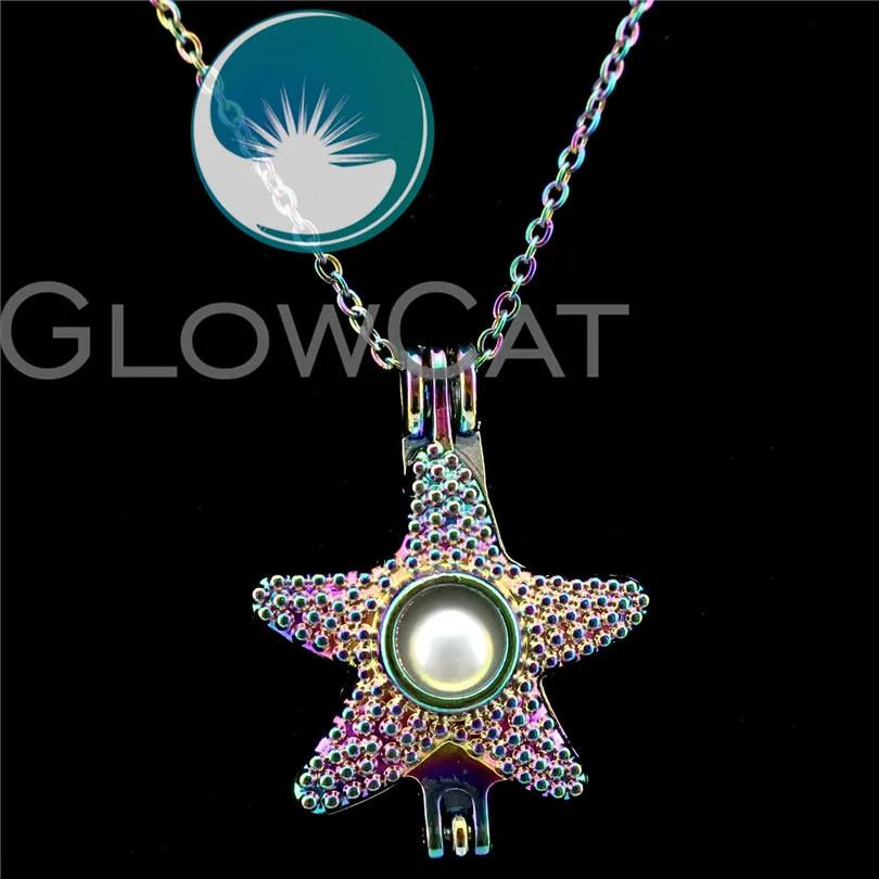 GLOWCAT C306 радужные бусины в виде морской звезды распылитель эфирного масла