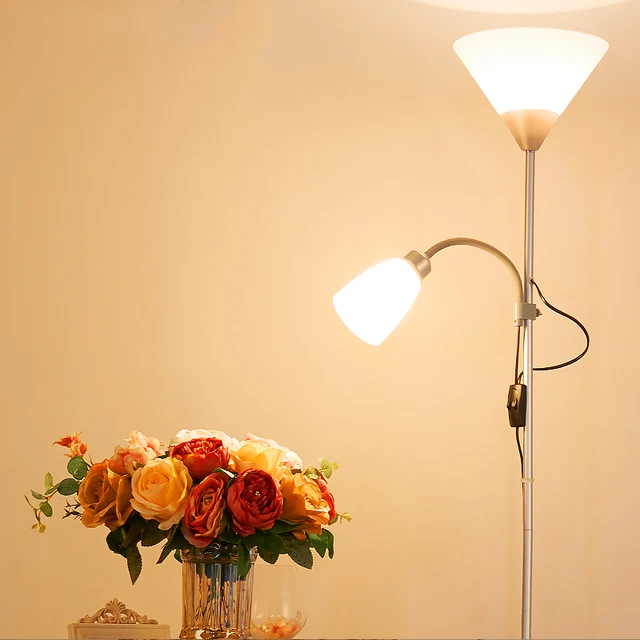 Double Head Floor Lamp Adjustable Floor Lamp Minimalist Floor Lamp