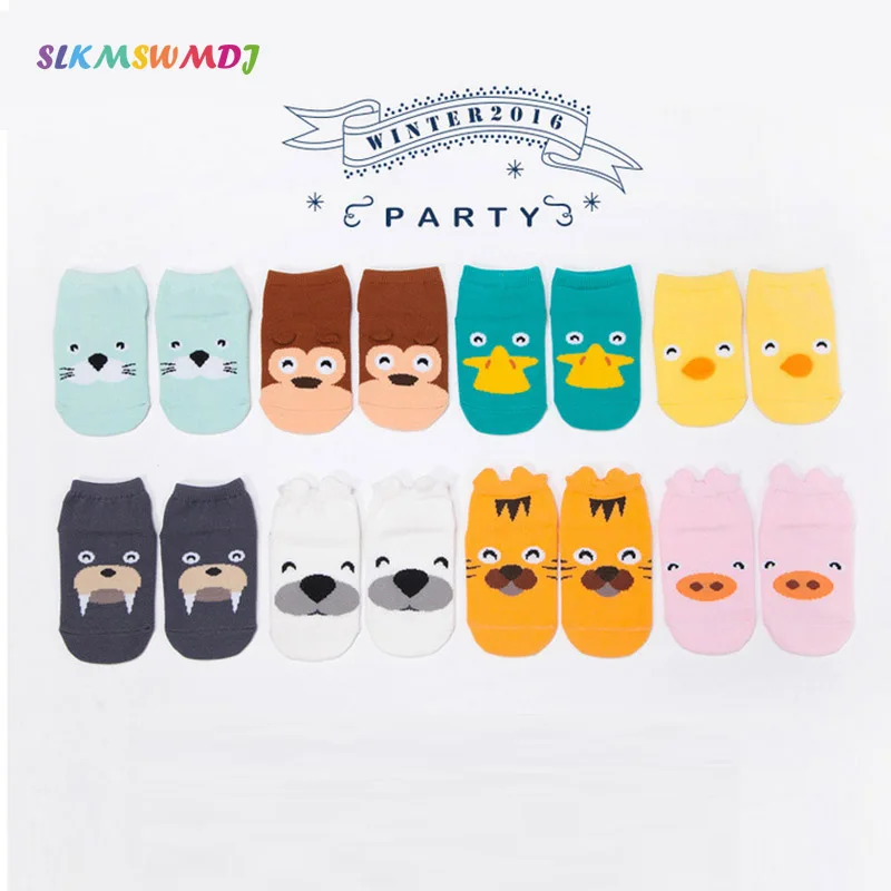 

SLKMSWMDJ three-dimensional cartoon socks spring and summer unisex children's baby Cotton socks 8 color for 0-4 years old 1pair